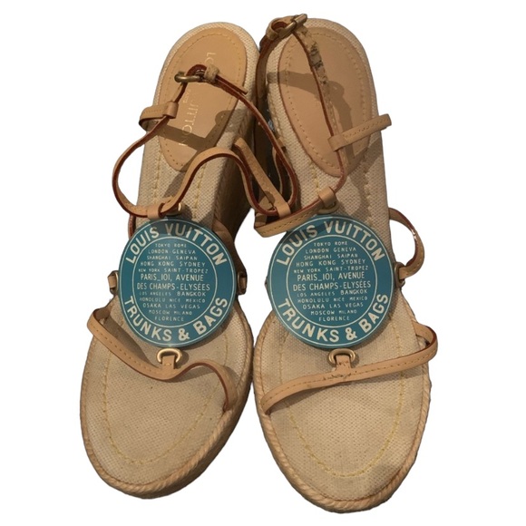 Louis Vuitton Espadrille Sandals 37 - Picture 1 of 12